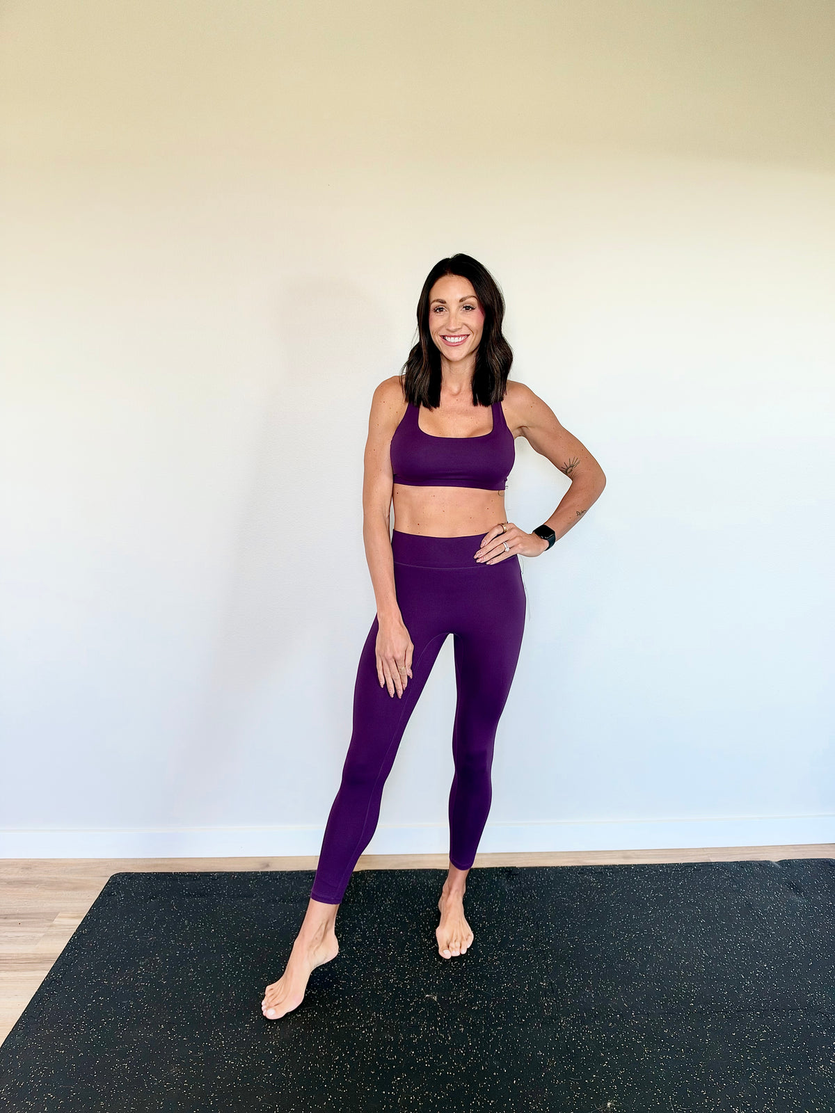 Seamless-Front Leggings
