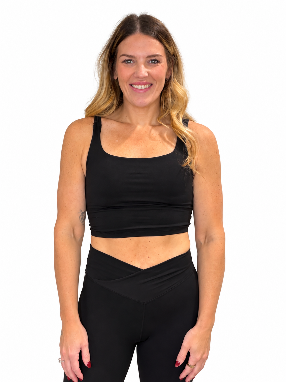 Square-Neck Longline Top
