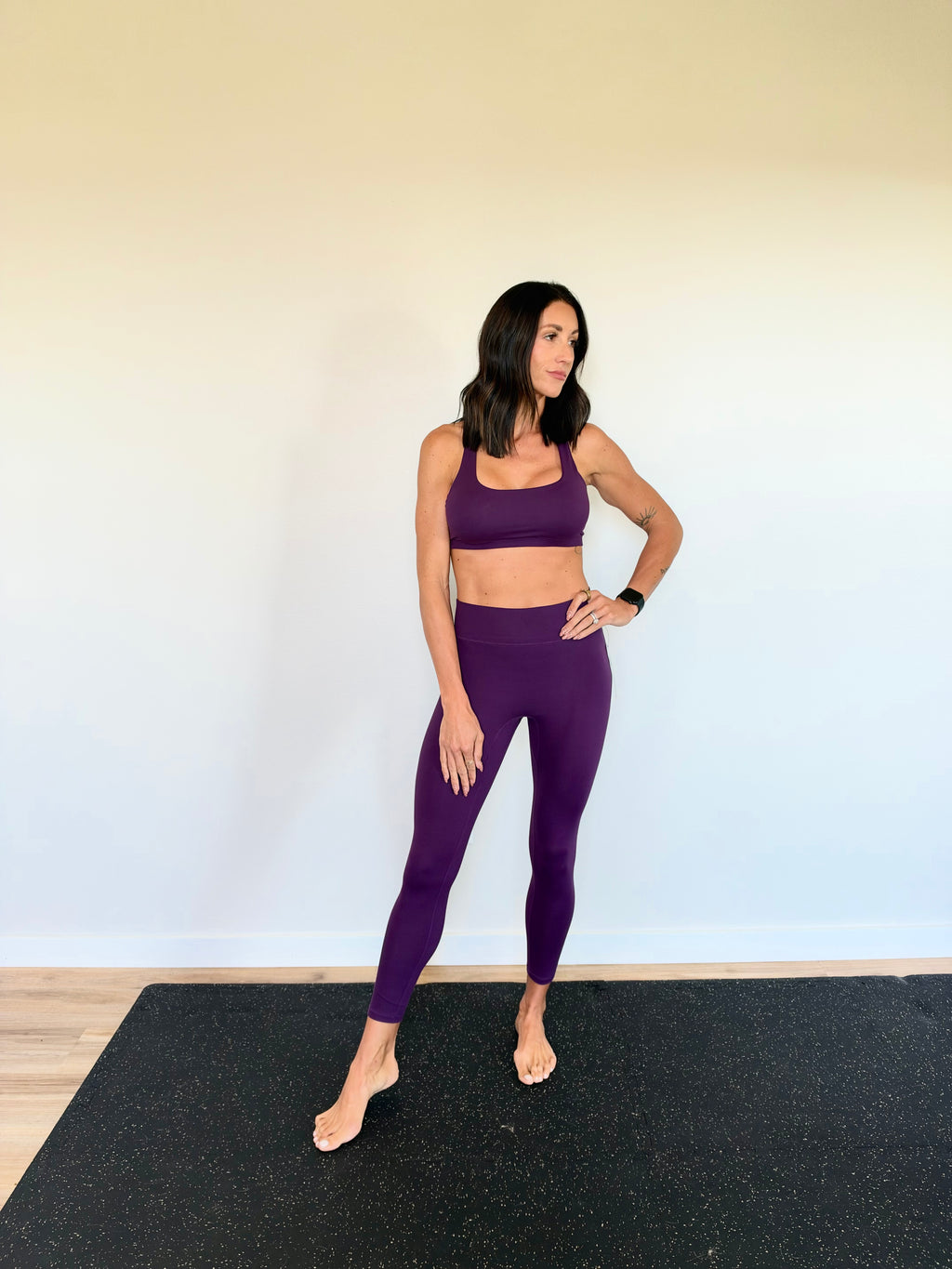 Seamless-Front Leggings