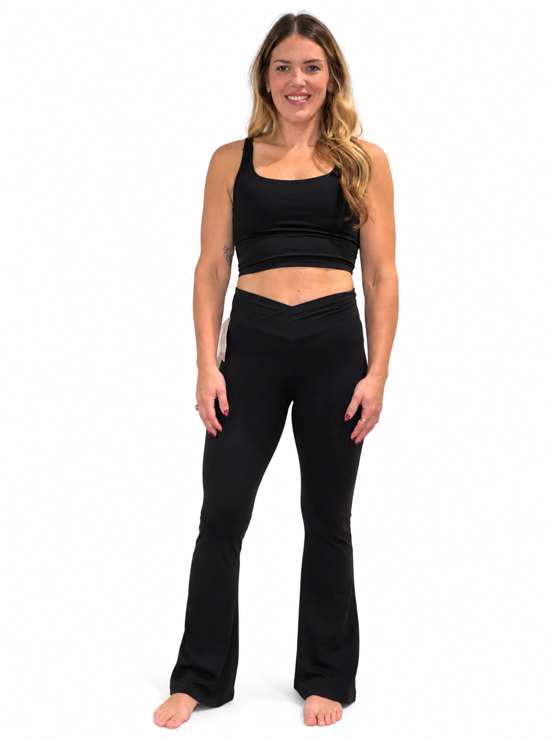 Crossover Waist Yoga Pants