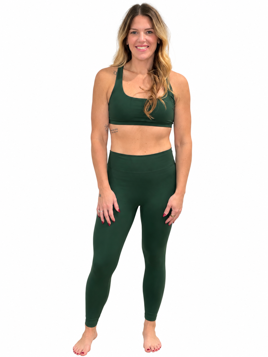 Seamless-Front Leggings