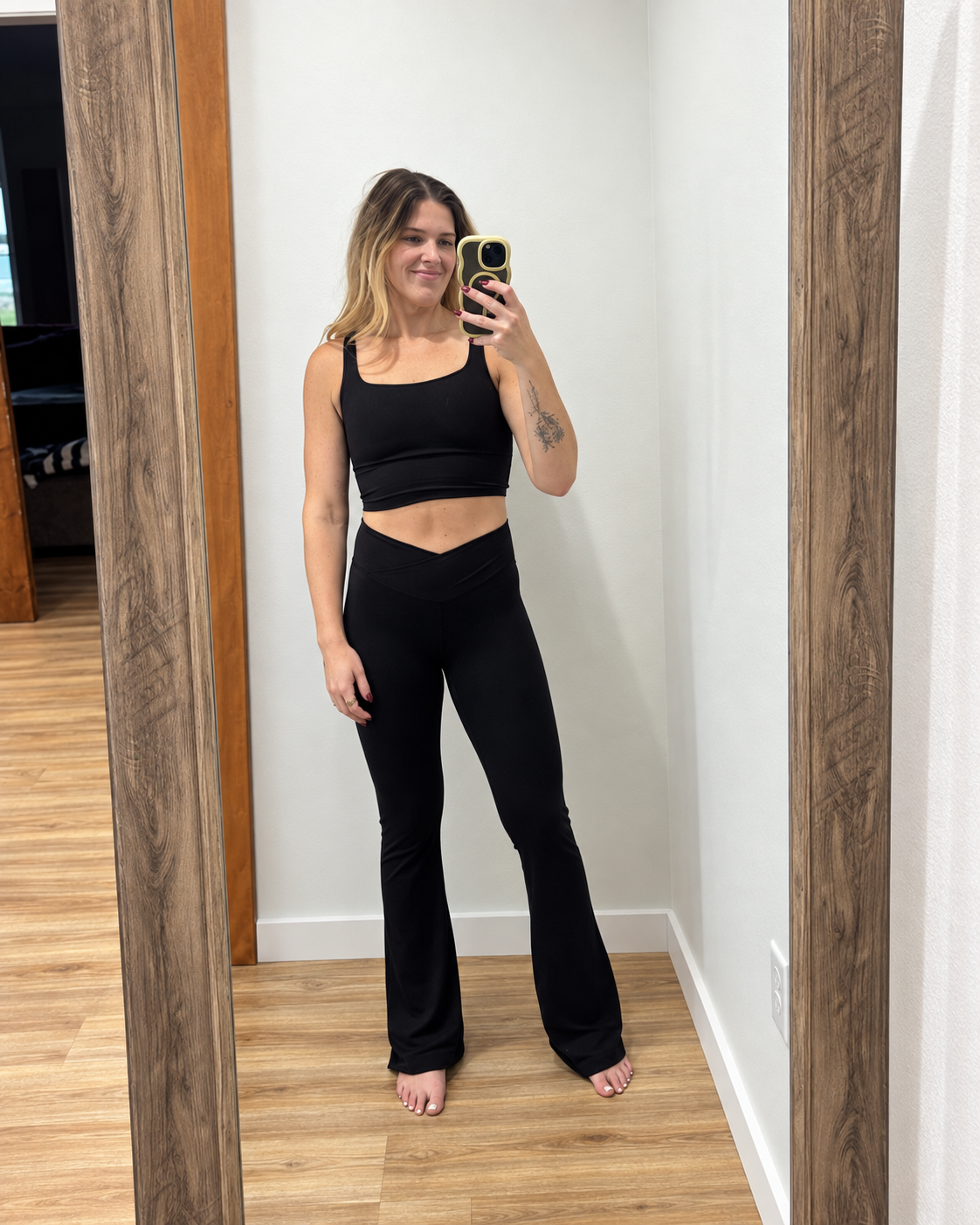 Square-Neck Longline Top